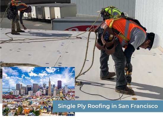 Single Ply Roofing in San Francisco
