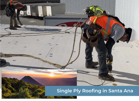 Single Ply Roofing in Santa Ana