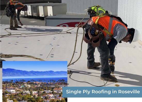 Single Ply Roofing in Roseville