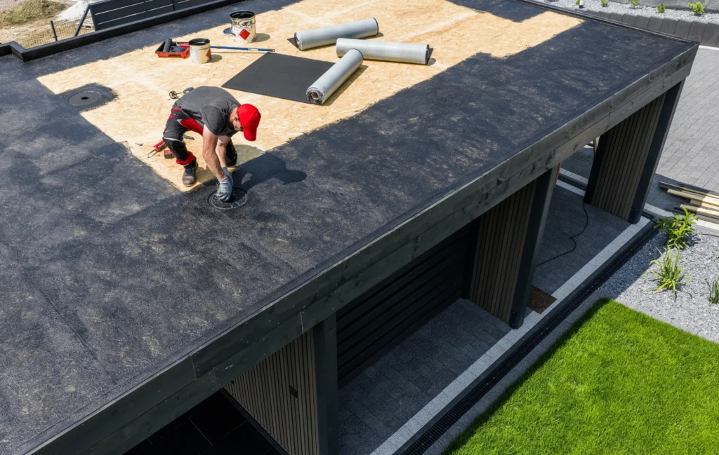 flat roofing materials

