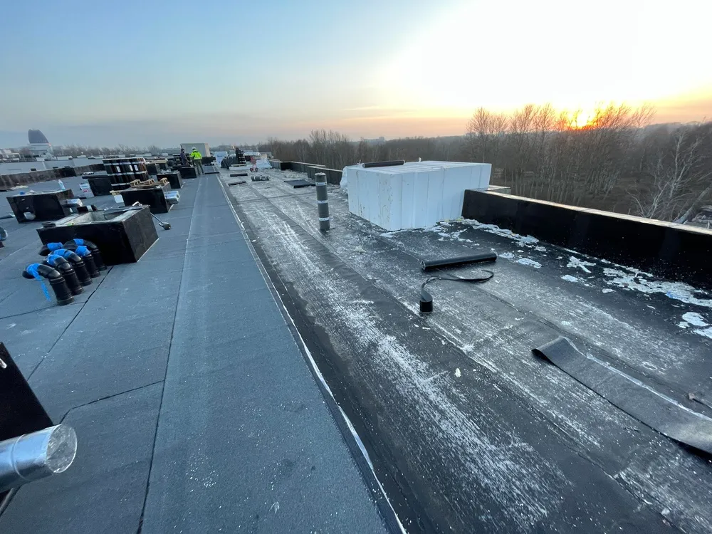 Commercial Flat Roof Insulation
