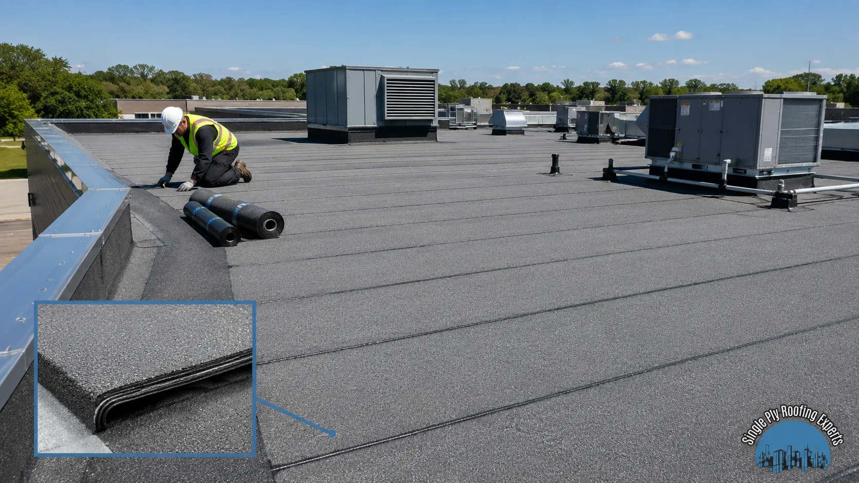 types of modified bitumen roofing