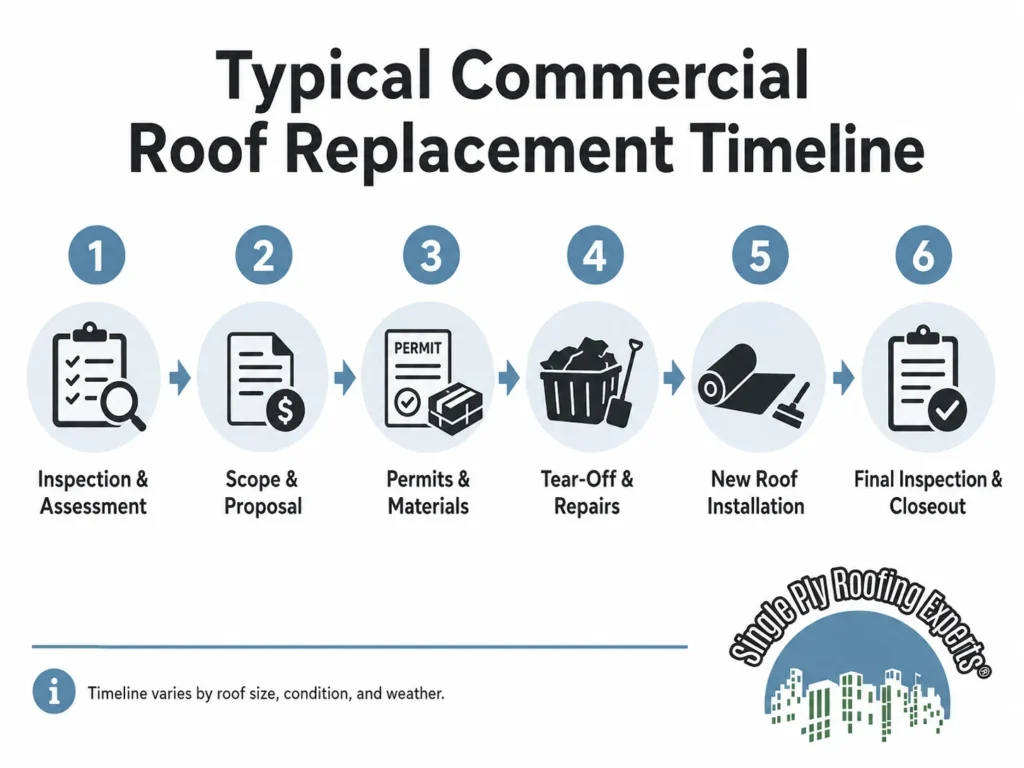 roof replacement timeline