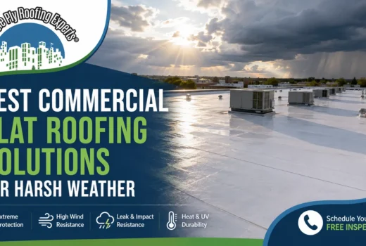 best commercial flat roofing solutions for harsh weather conditions