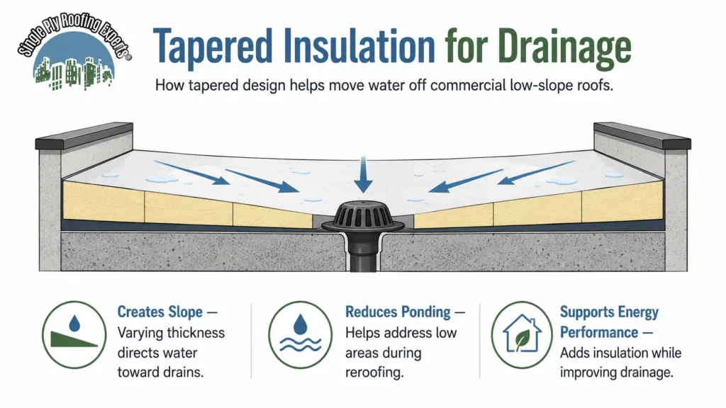 insulation options for commercial low-slope roofs