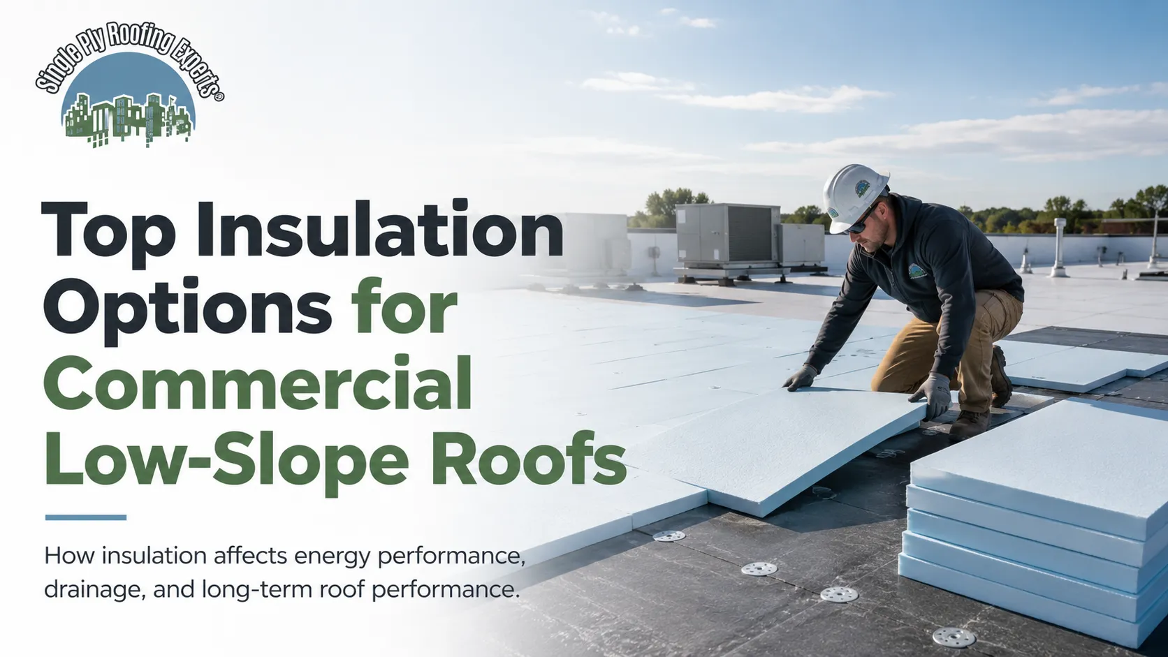 insulation options for commercial low-slope roofs